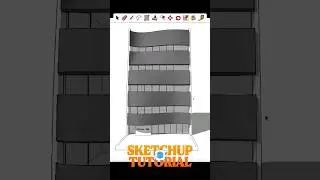 How to Model a curved organic facade in SketchUp? 