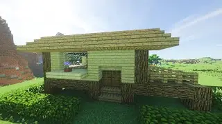 СТАРТОВЫЙ ДОМ В MINECRAFT!
