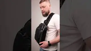 Чоловічий рюкзак слінг на плече TARWA FA-0910-4lx чорний флотар  #bag #fashion #backpack #handbags