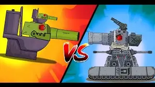 Skibidi Toilet Tank Kv-44 VS Karl-35 - Cartoons about tanks / #1