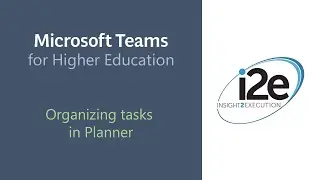 Organizing Tasks in Planner