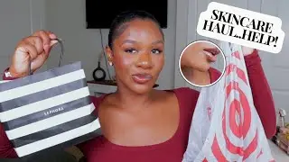 MY SKIN IS BREAKING OUT | SEPHORA + TARGET SKINCARE HAUL 2024!