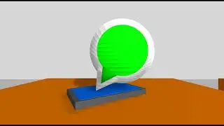WhatsApp Logo Animation 3D