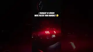 I thought 10 speeds were faster than manuals? #mustang #camaro #zl1 #shorts