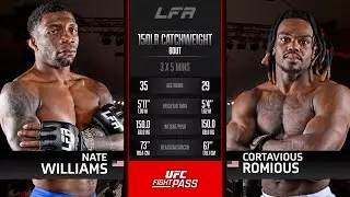 LFA 160: Cortavious Romious vs Nate Williams | November 25, 2023