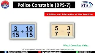 Addition & Subtraction of  Like Fractions  | Class 3 | Mathematics Basics