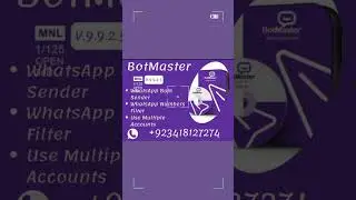 WhatsApp Bulk Sender and WhatsApp Filter.Contact for Buying:+923418127274 #botmaster #bulkwhatsapp