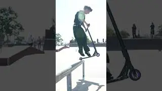 How to Barspin Front Side Hanger | #thevaultproscooters #shorts