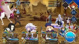 [FGO] William Tell Super Recollection Quest ft Saber Gilles Castoria Stall Team Merlin Edition