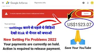 Your payments are currently on hold  Action is required to release payment, youtube payment hold