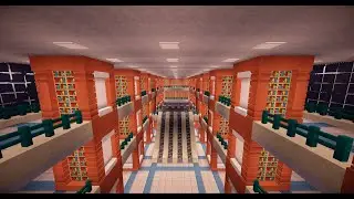 [Город в Minecraft] 1 серия - Обзор 1 Линии Метро (50 fps)