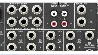 Behringer Xenyx X1622 # USB interface