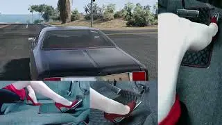 Land Yacht Series: Cruising and Cranking in Red Stiletto Pumps 