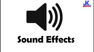 Camera sound effect