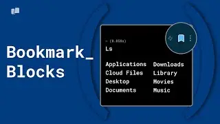 Warp | Introducing The Ability To Bookmark Blocks