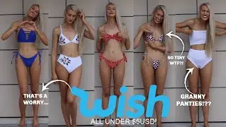 WISH Bikini TRY ON Haul! All Under $5! 😱