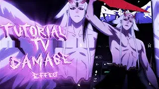 Tutorial TV Damage Effect - AMV Tutorial || Alight Motion Tutorial