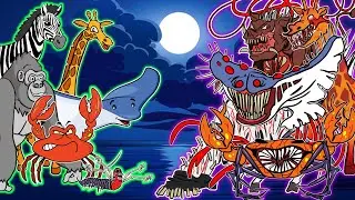 Zoochosis examples 3: third person screamers - Zoochosis Crab and Ray Monster | Swap FNF