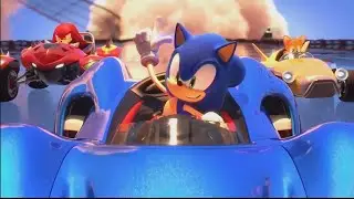 Team Sonic Racing Intro With Sonic Racing: CrossWorlds Main Theme
