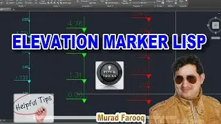 How To Add Elevation Marker to an object or in Any Drawing in AutoCAD or Civil 3D by Using AutoLisp.