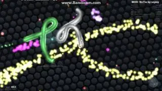 Первый раз на видео+как играть с другом) [Slither.io]