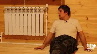 Отопление в каркасном доме Сварог от Зодчий - радиаторные контуры