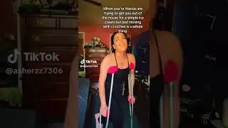Leg Cast & Crutches