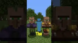 The Secret Villagers In Minecraft! #minecraftshorts