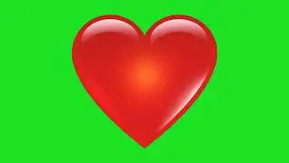 Hart green screen video for editing