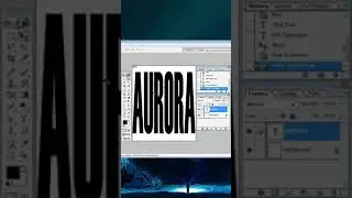 How to put Image in text in photoshop | Image in text effect photoshop tutorial | photoshop editing