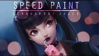 Speed Paint- Strawberry juice - Paint tool sai - Lulybot