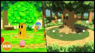 Comparison Kirby 64 Remake complete stages.
