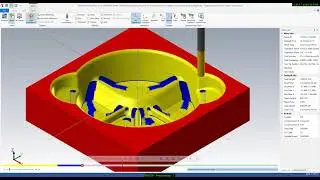 MILL 3 Axis VMC Programming || Mastercam Training Tutorials 13 || 5 Axis 4 Axis 3 Axis Mastercam