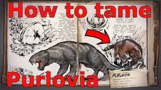 Ark Survival Ascended How to tame Purlovia, Ark Purlovia Trap, ASA Ark Purlovia
