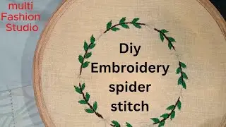 EMBROIDERY Made Easy With This Simple Stitch! diy