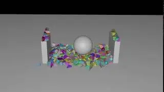 Fractured Tables (Voronoi Fracture) SideFx Houdini