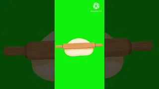 Dough rolling pin green screen no copyright 