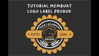 cara membuat stiker label makanan di coreldraw