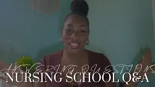 NURSING SCHOOL Q&A || Answering your questions!!!