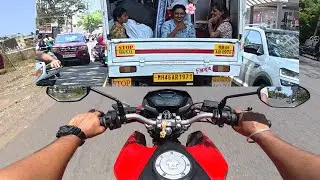 POV: 😍Traffic Mein Mil Gayi Ek Pyari Si Smile 😍❤️ | Pure Ride Moment | CB Hornet 160R
