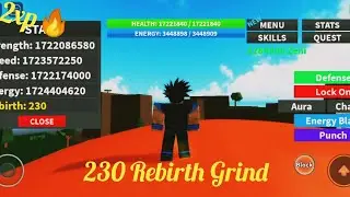 230 Rebirth Grind! |Dragon Blox Ultimate|