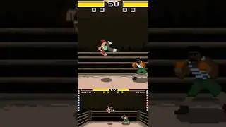 Boxing 🥊#itchiogames #boxing #challenge #retro #pixelart #funny #versus #2player #match  #glitch