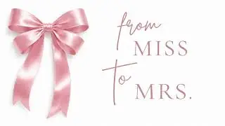 2 Hour Pink Bridal Shower & Bachelorette Wallpaper | From Miss to Mrs | No Music