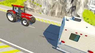 Beamng Drive - Car Crashes Into Different Objects