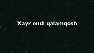 Хайр энди каламкош   Яхёбек Мÿминов