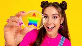 CREATIVE RAINBOW ART HACKS AND PAINTING TRICKS || Cool Drawing Challenges By 123 GO Like!