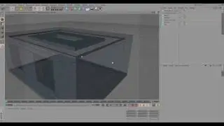 Cinema 4D. Интерьер комнаты. Верхнее освещение. Р1, Ч3
