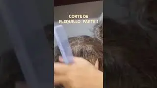 Corte de flequillo  parte 1 #cortedepelo #hair #cabellocorto  #peinados #cabello #cabellobrilloso