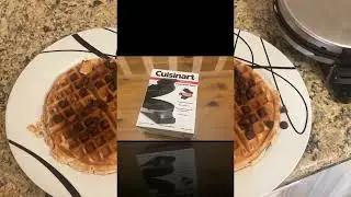 Review Cuisinart Classic Waffle Maker, Round, Silver