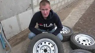 Покраска дисков и отзыв о резине Dunlop Winter Ice 02